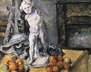 Paul Cezanne God of Love plaster figure likely still life painting